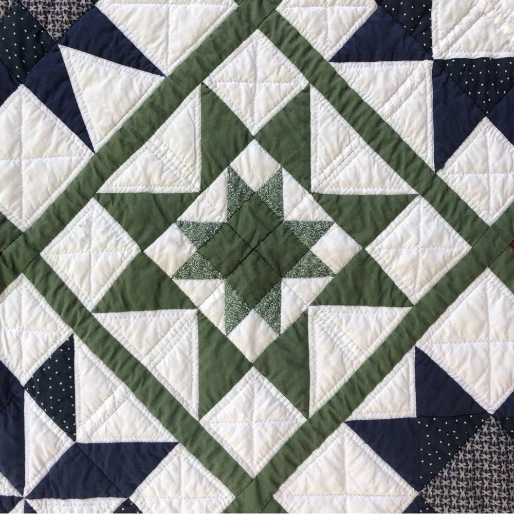 Handmade Star Lap Quilt/Wall Hanging